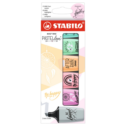 Stabilo Boss Mini Pastellove Highlighter Sets