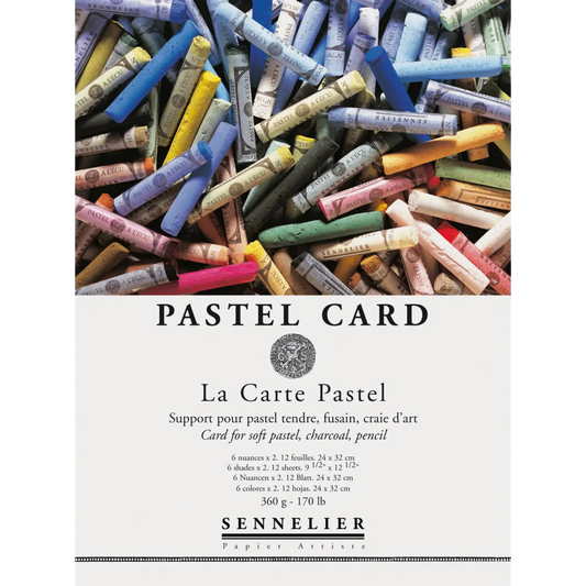 Sennelier La Carte Pastel Pad, 9x12 in, Assorted Colors