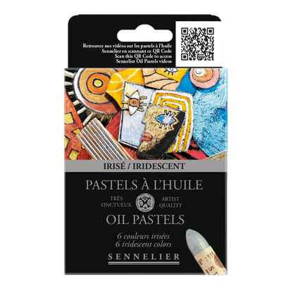 Sennelier Oil Pastel 6-Stick Set, Iridescent Set