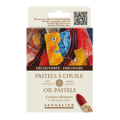 Sennelier Oil Pastel 6-Color, Discovery Set