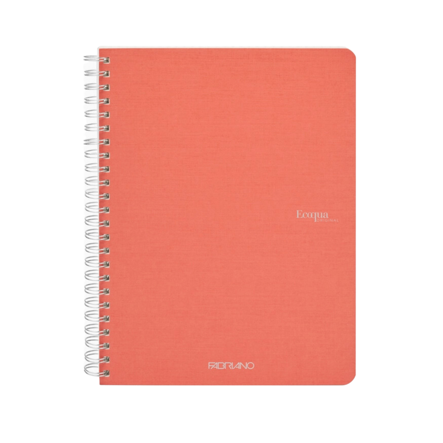 Fabriano Ecoqua Orig Spiral Notebook, A5, Blank, Flamingo
