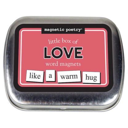 Little Box of Words Magnetic Poetry Kit