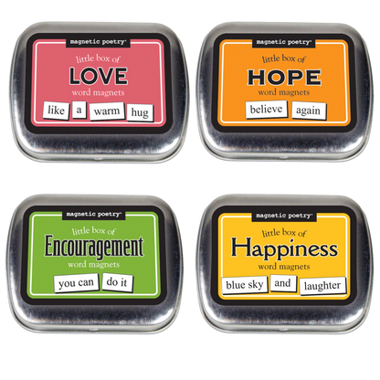 Little Box of Words Magnetic Poetry Kit