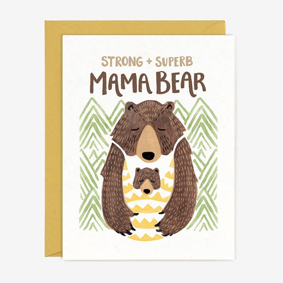 Mama Bear Mother's Day Card