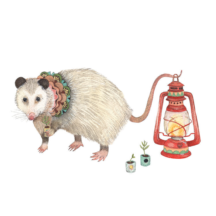 Woodland Garden: Margot And The Seedlings - Art Print