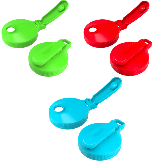 Wide Mouth Multi Top Lids - Sip & Pour Flip Caps