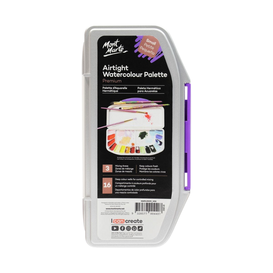 Airtight Watercolor Palette Premium — 16 Slot