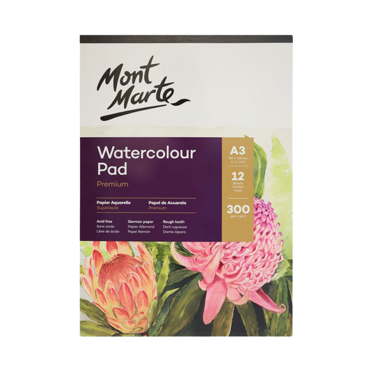 Watercolor Pad German Paper Premium A3 300gsm 12 Sheet