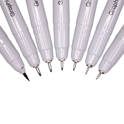 Graphic Fine liners Set Premium 7pc