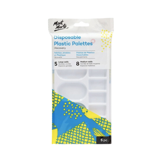 Disposable Plastic Palettes Discovery 5pc