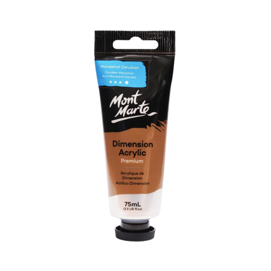 Dimension Acrylic Premium 75ml (2.5 US fl. oz.) Tube: Monastral Cerulean