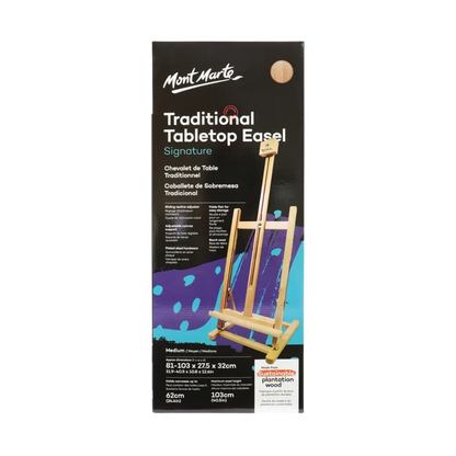 Traditional Tabletop Easel Signature - Medium