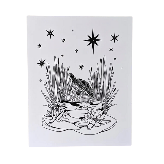 "Celestial Turtle" Illustration Print