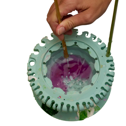 Collapsibowl™ - Portable Pallet, Brush Cleaner and Organizer