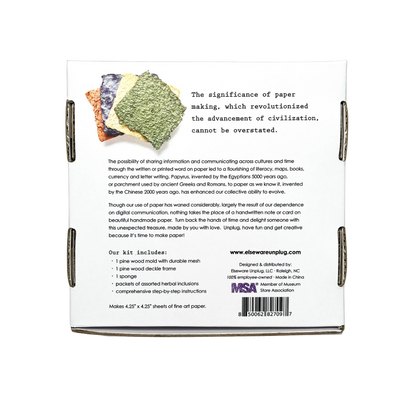 Paper Making Kit - DIY Recycled Handmade Paper Craft