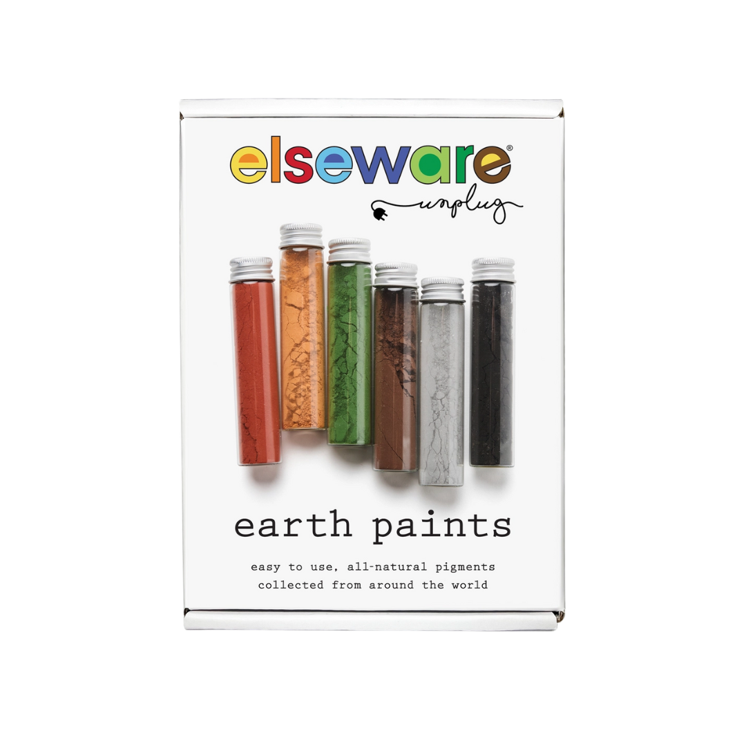 Earth Paint Set - Natural Mineral Pigment - 6 Vibrant Colors