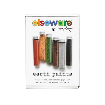 Earth Paint Set - Natural Mineral Pigment - 6 Vibrant Colors