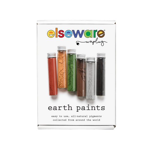 Earth Paint Set - Natural Mineral Pigment - 6 Vibrant Colors