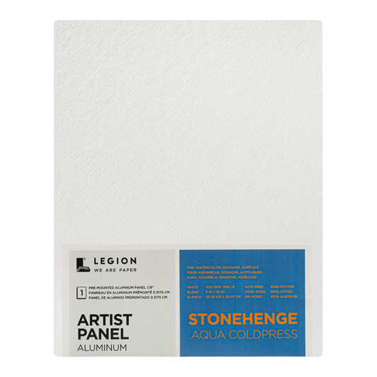 Stonehenge Aqua Aluminum Panel - Cp Watercolor Paper