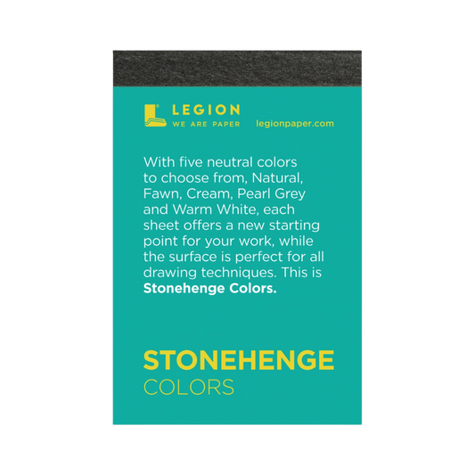 Stonehenge Colors Mini Pad - Drawing & Mixed Media Paper (2.5"x3.75")