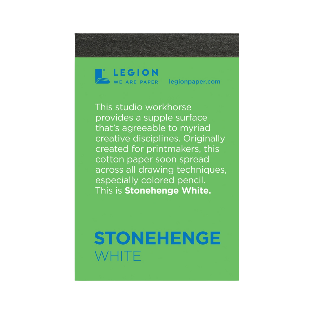 Stonehenge White Mini Pad - Drawing & Sketching Paper (2.5"x3.75")