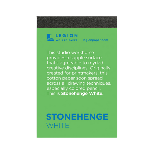Stonehenge White Mini Pad - Drawing & Sketching Paper (2.5"x3.75")