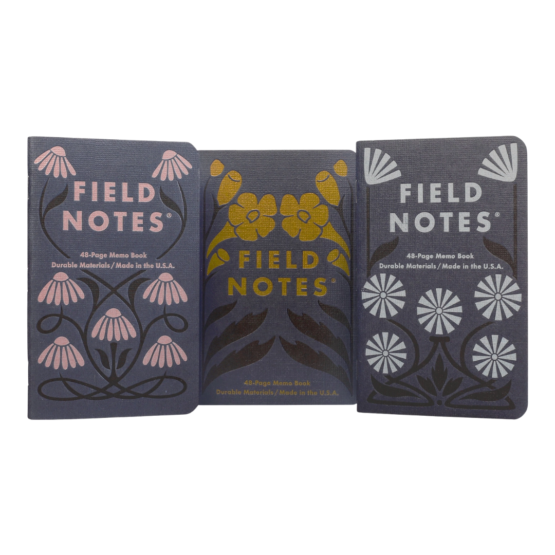 Field Notes: Fall Flowers 3 Pack