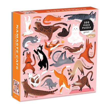Yoga For Cats 500 Piece Puzzle