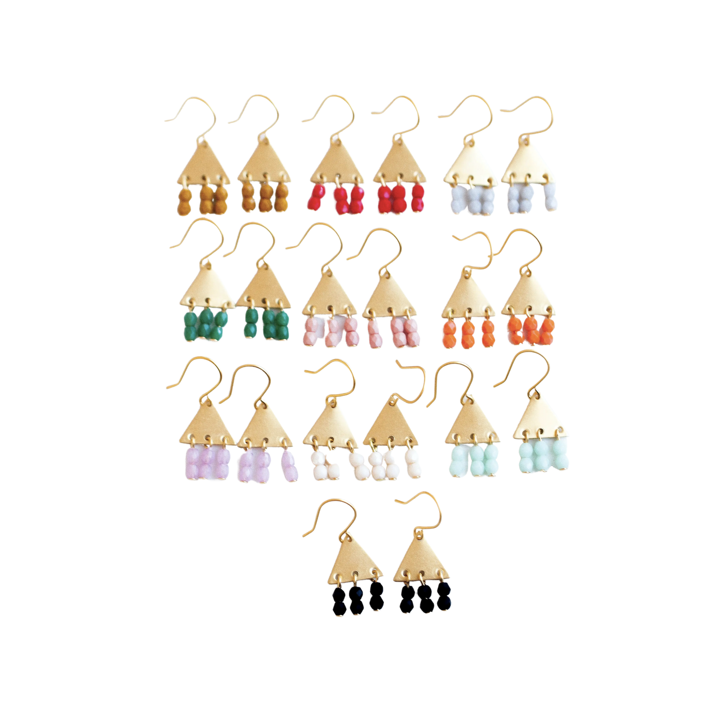 Colorful Geometric Earrings