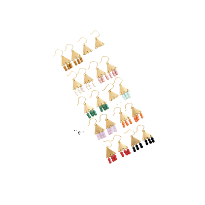 Colorful Geometric Earrings