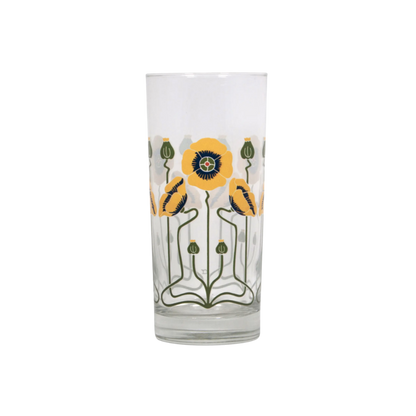 Flower Collins Glass