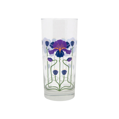 Flower Collins Glass