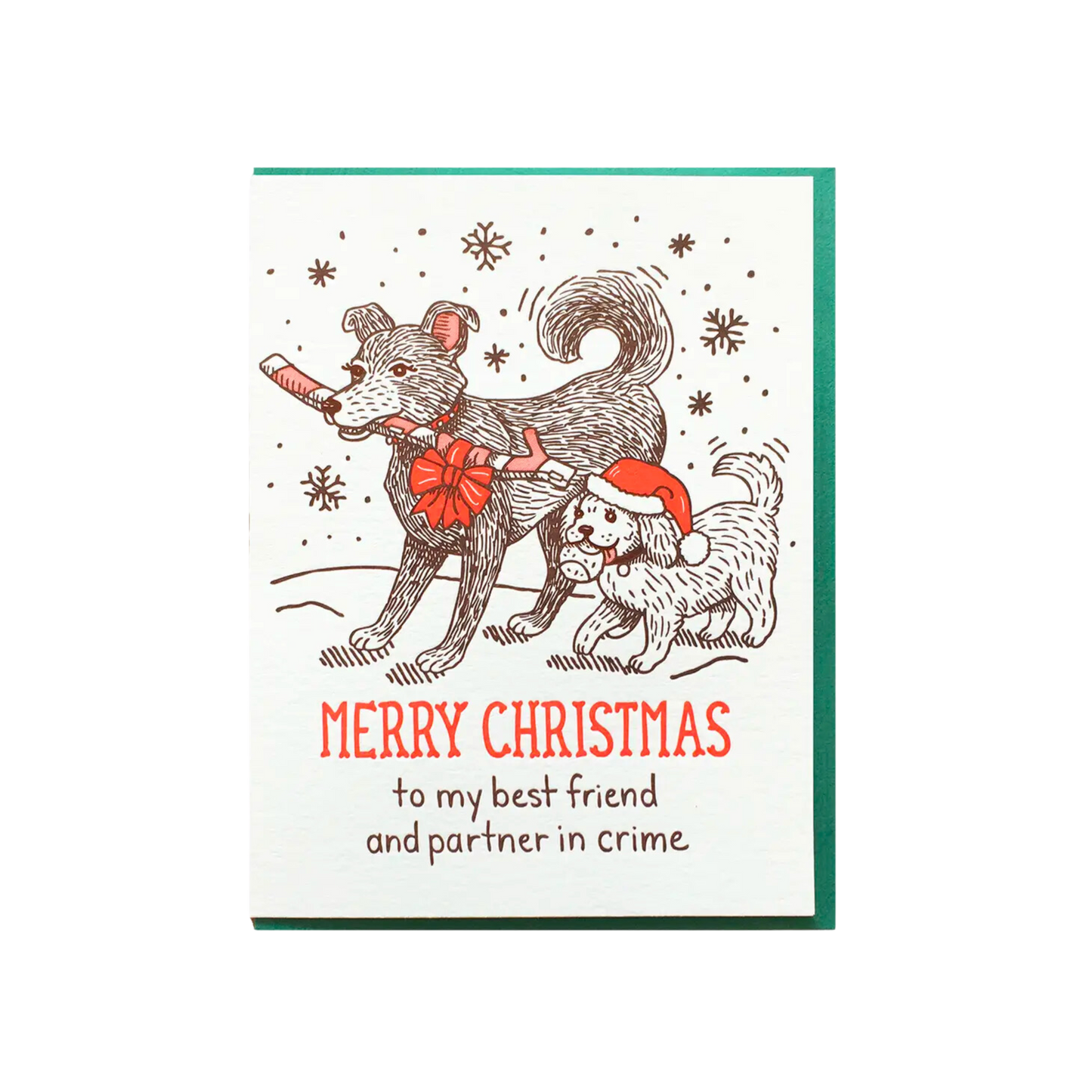 Christmas Dogs Card