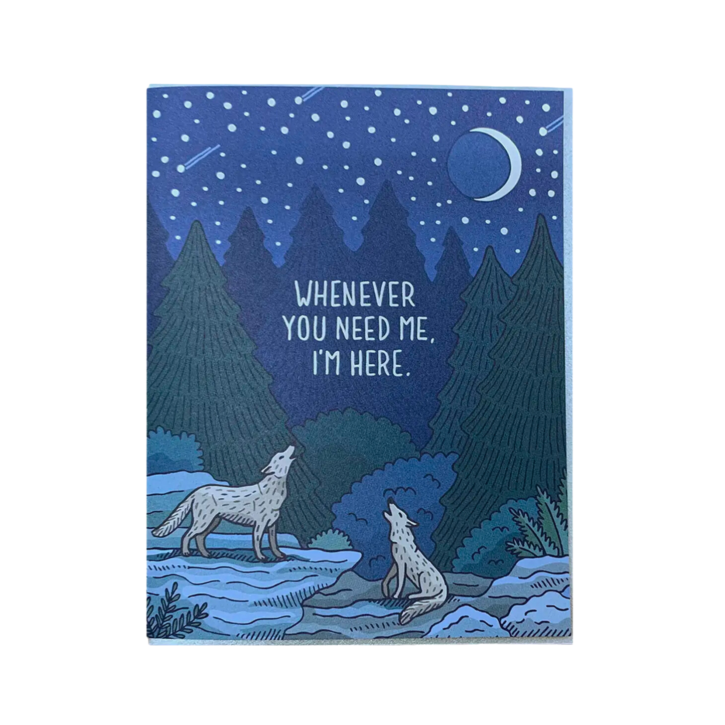 Howling Wolves Card