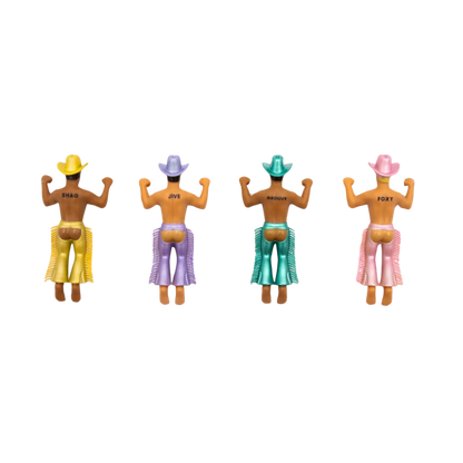 Disco Cowboy Drink Markers - 4 Pack