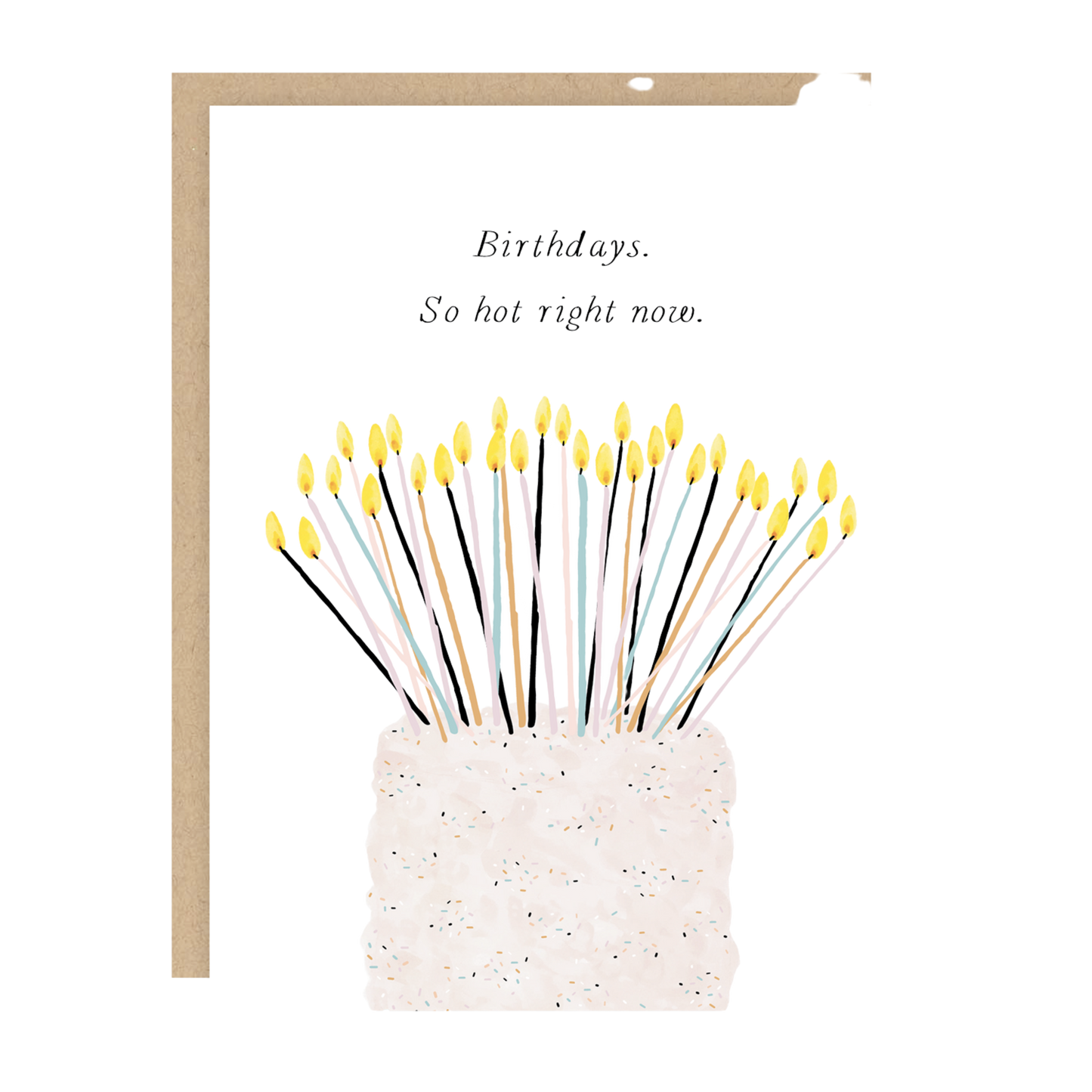 So Hot Right Now Birthday Card