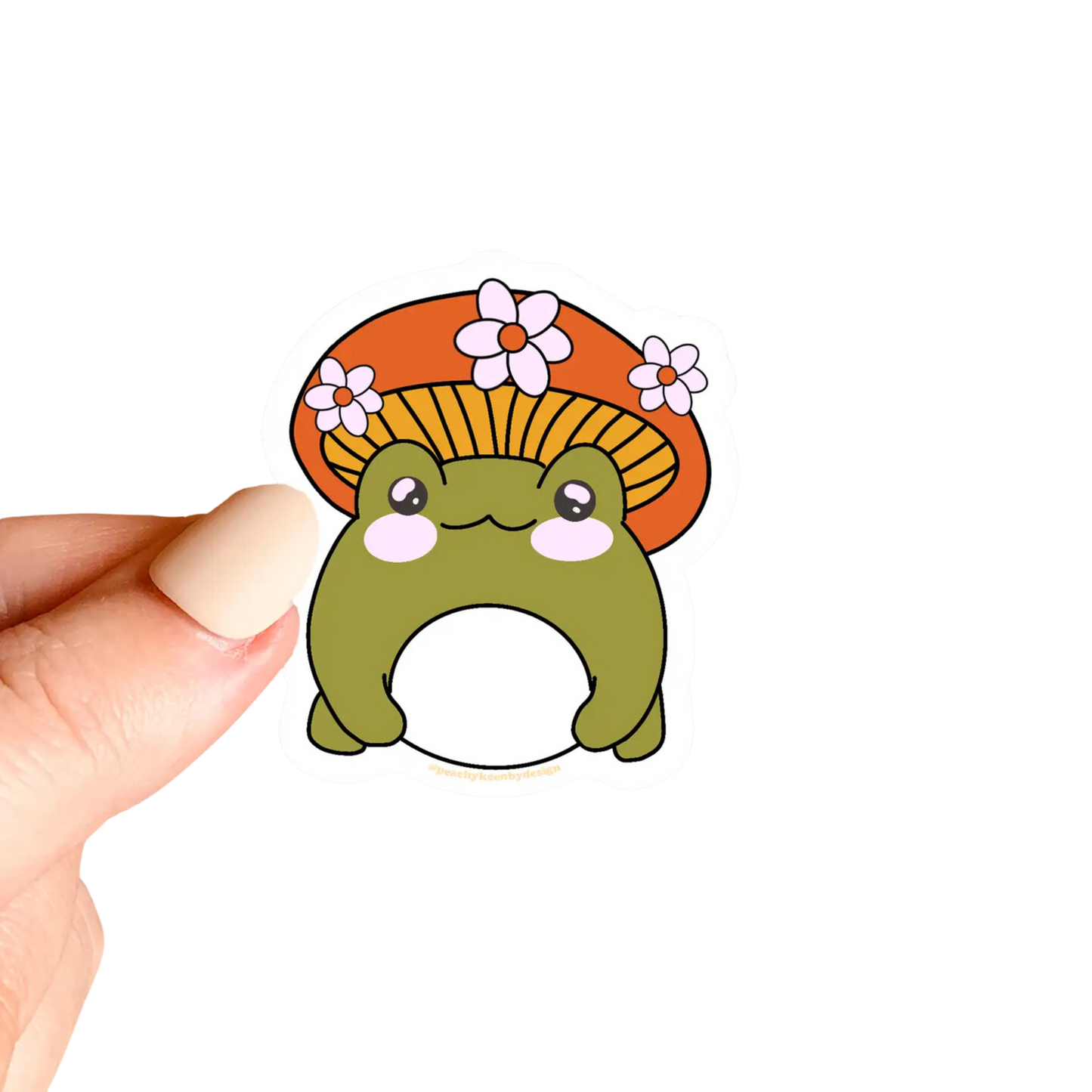 Sticker Mushroom Froggy