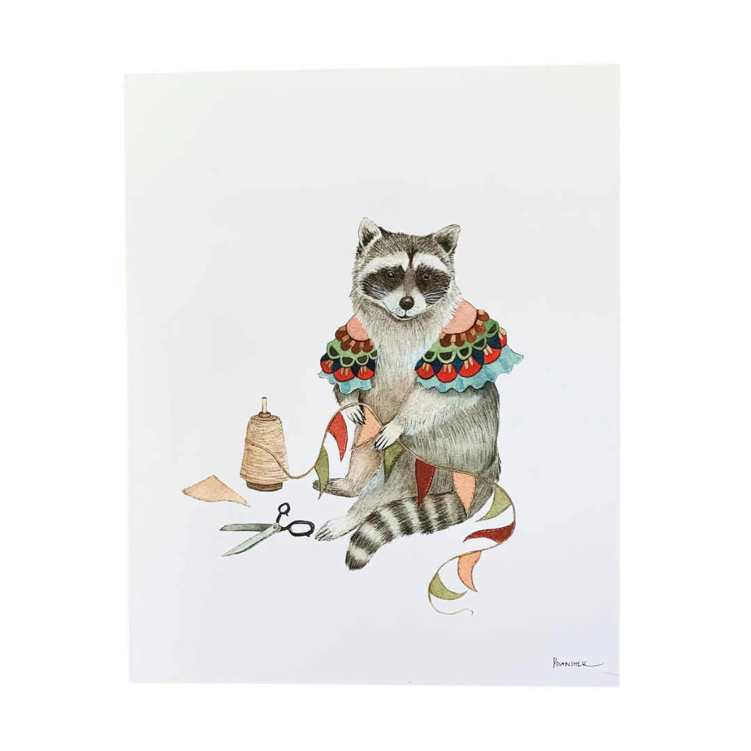Woodland Garden: Cedric's Banner - 8"x10" Print