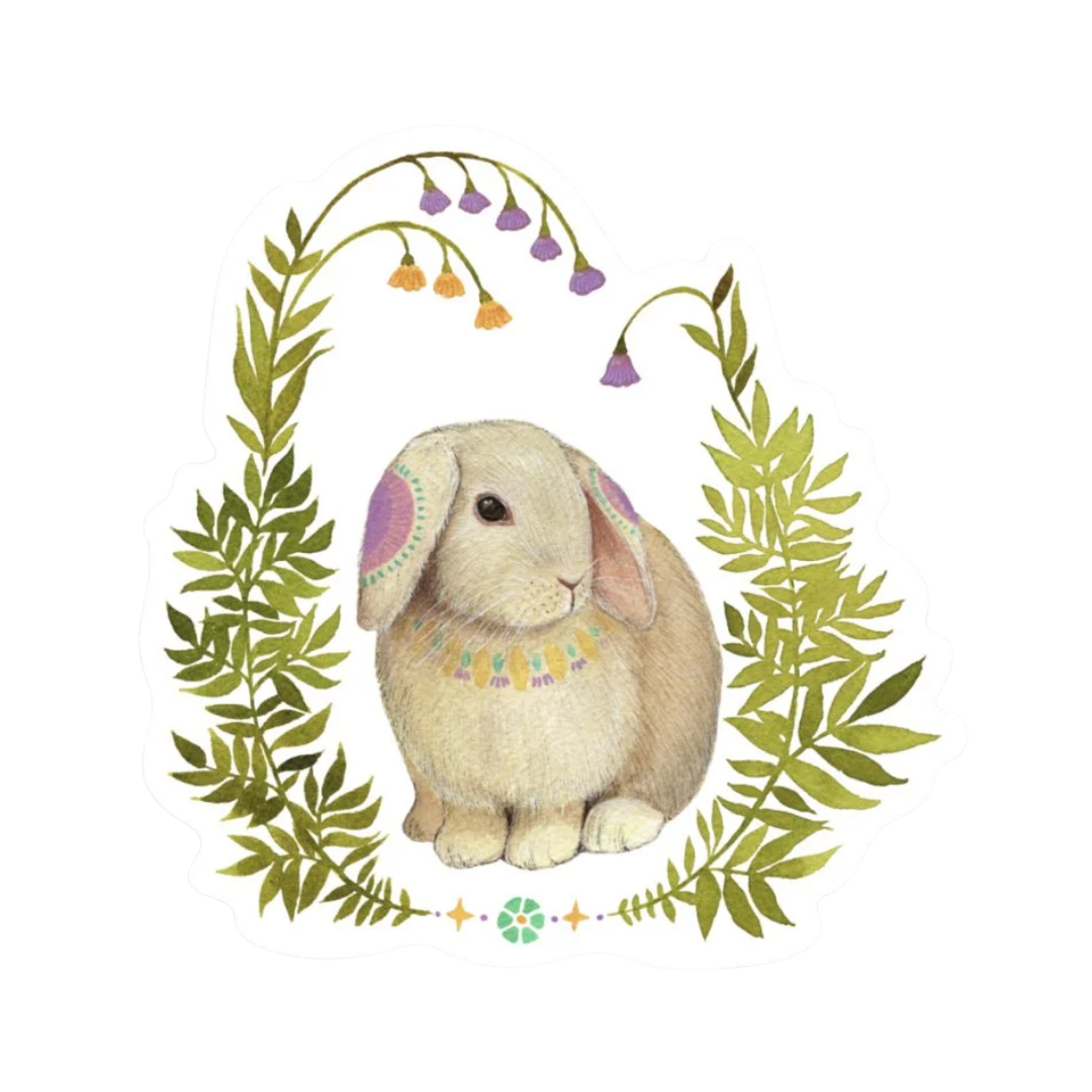 Bunny Bloom Sticker