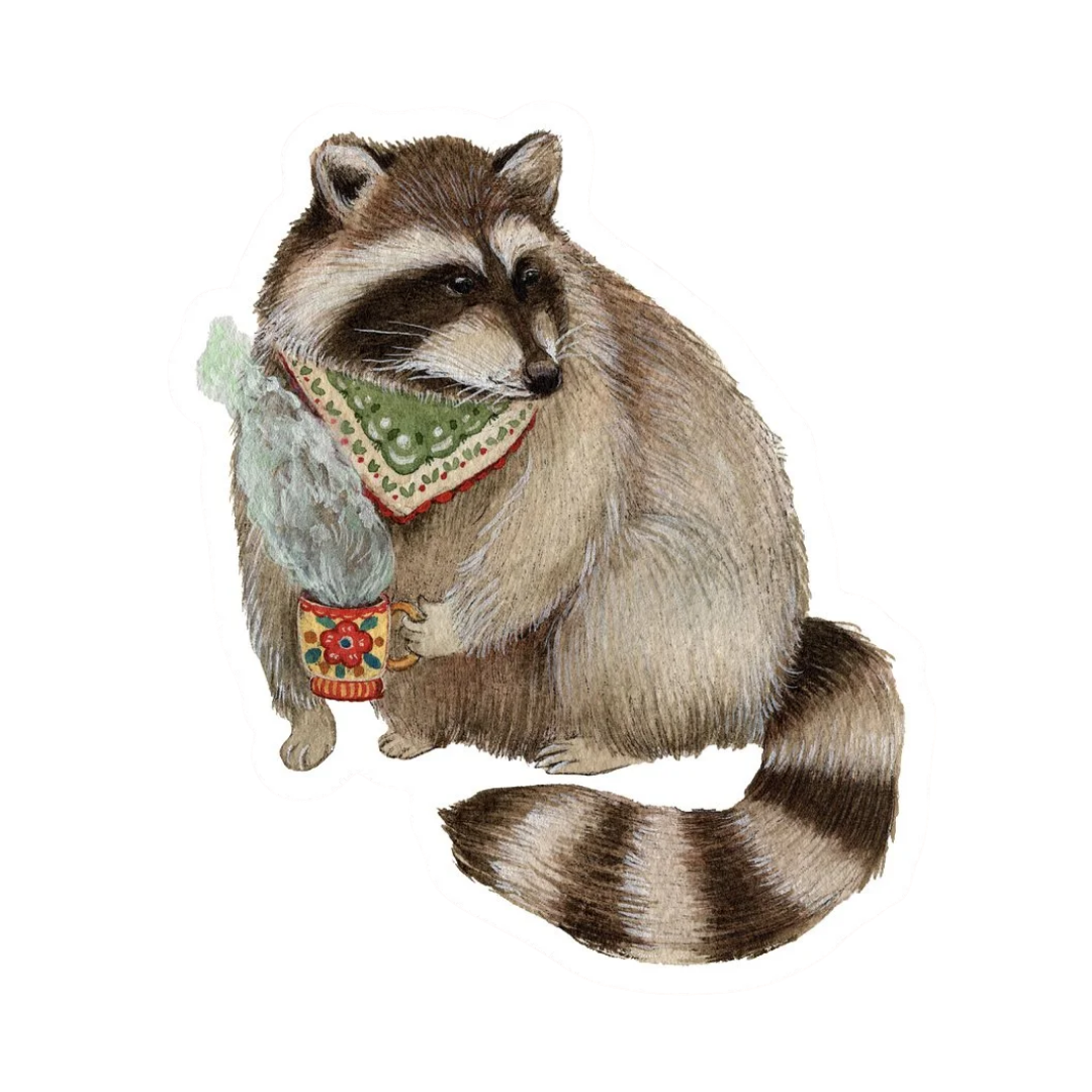Rocky Raccoon Sticker