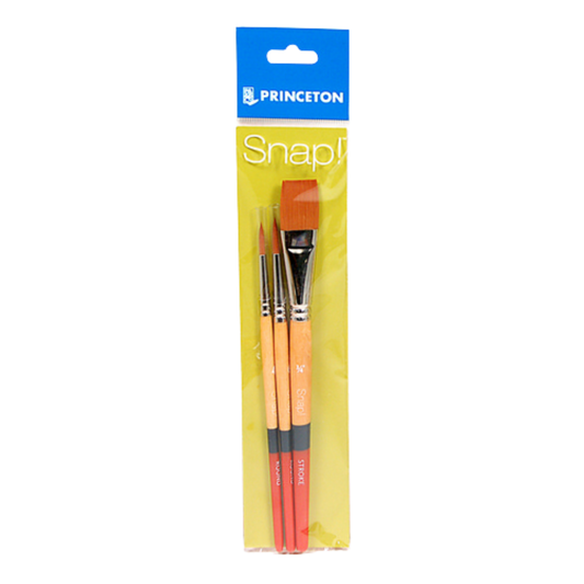 Snap Gold Taklon 3pc Set - Round 6, Round 4, Stroke 3/4
