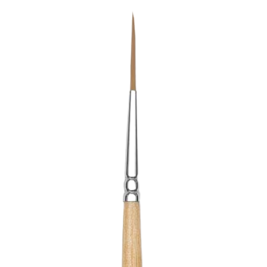 Snap White Taklon Short Handle Liner 4