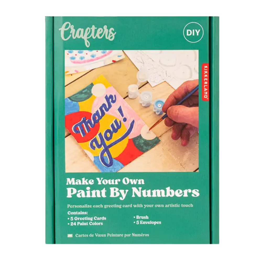 Crafters Paint by Numbers Greeting Cards