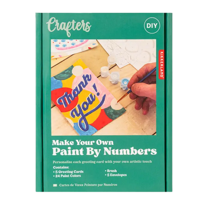 Crafters Paint by Numbers Greeting Cards