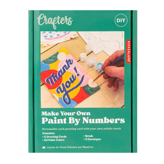 Crafters Paint by Numbers Greeting Cards