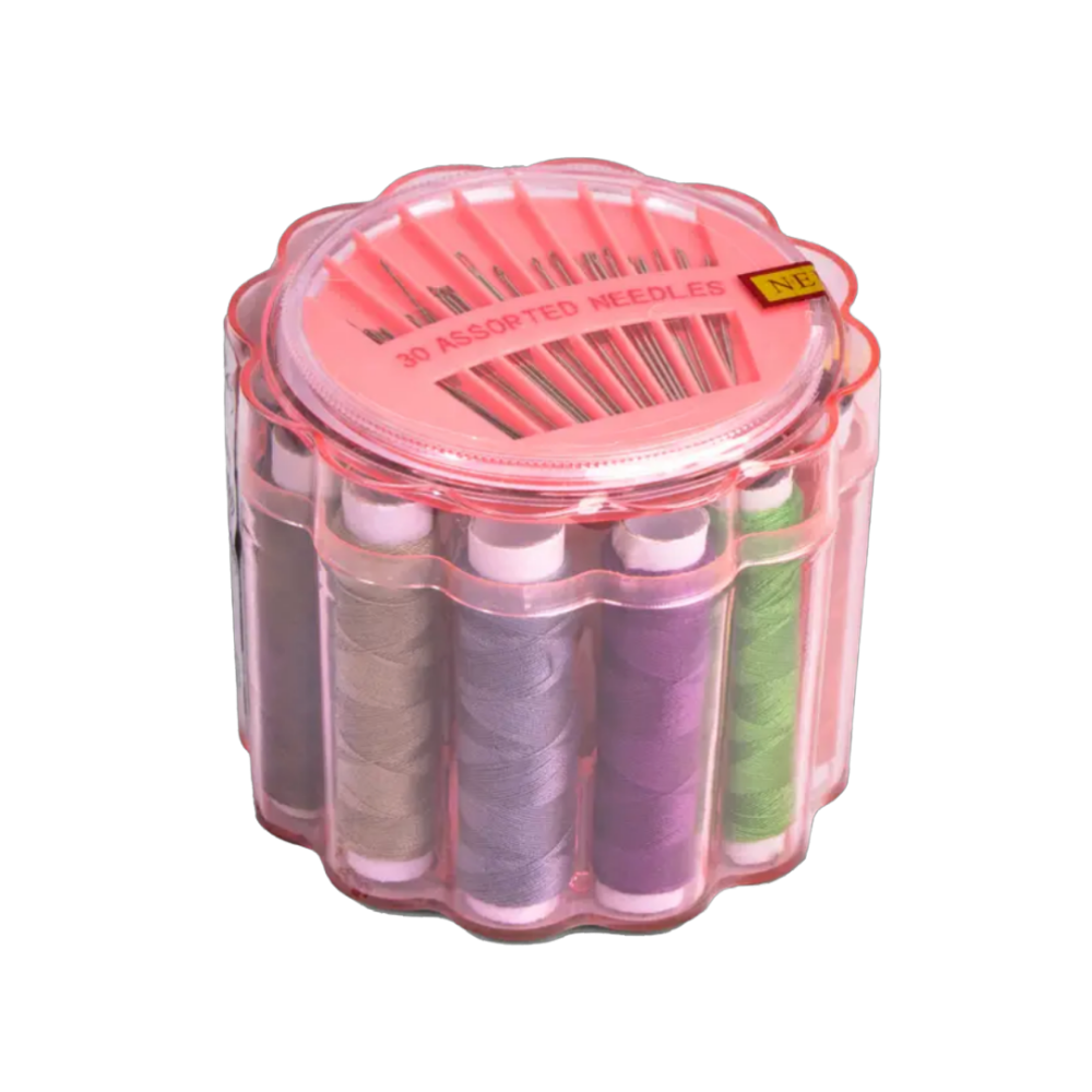 54pc Pink Mini Sewing Kit