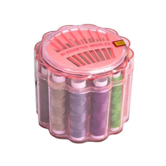 54pc Pink Mini Sewing Kit