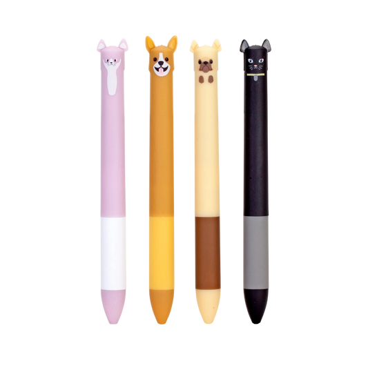Dog and Cat Multicolor Pens