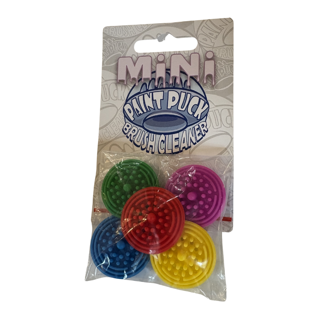 Mini Paint Puck Oil Brush Cleaner - 5 Pack