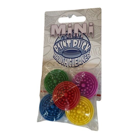 Mini Paint Puck Oil Brush Cleaner - 5 Pack